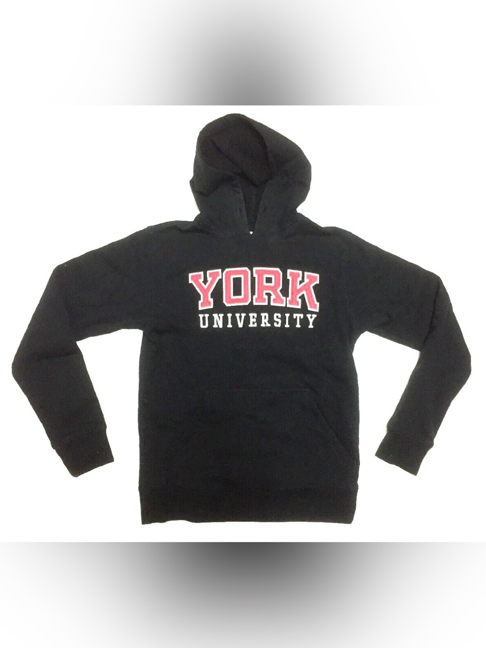 York University Hoodie Size XS Official School Black Cozy Y2K Toronto Heavy Duty